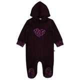 SHERPA HOODIE ROMPER - GIRL