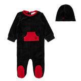 SLEEPY SMILES ROMPER - BOY + BEANIE