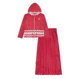 SCALLOPED SWIM COVER-UP - TWO PIECE