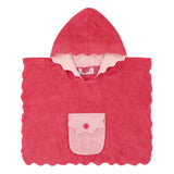 SCALLOPEDSWIM PONCHO - GIRL