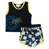 POSTCARD SWIM TANK & SHORTS SET