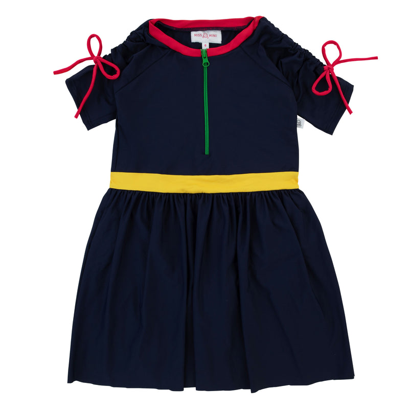 NEON SWIM DRESS (WITH SNAPS) – Miss Mini NEON SWIM DRESS (WITH SNAPS) – Miss Mini