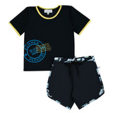 POSTCARD SWIM TOP & BOTTOM SHORTS SET