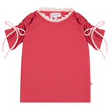SCALLOPED SWIM T-SHIRT