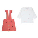 BIKES & BOWS T-SHIRT & SKIRT SET - GIRL