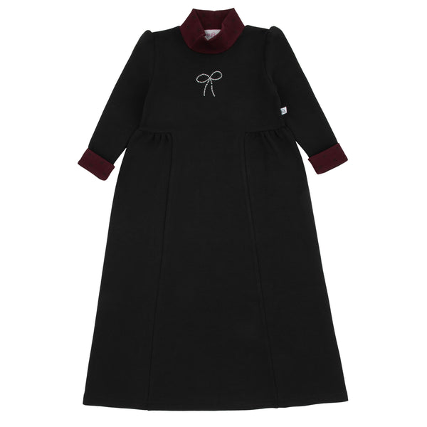 RHINESTONE BOW SHABBOS MAXI