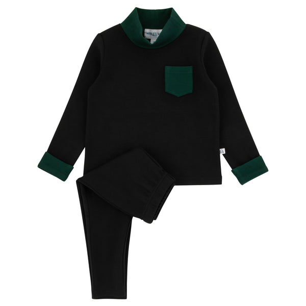 RHINESTONE BOW SHABBOS SET - BOY