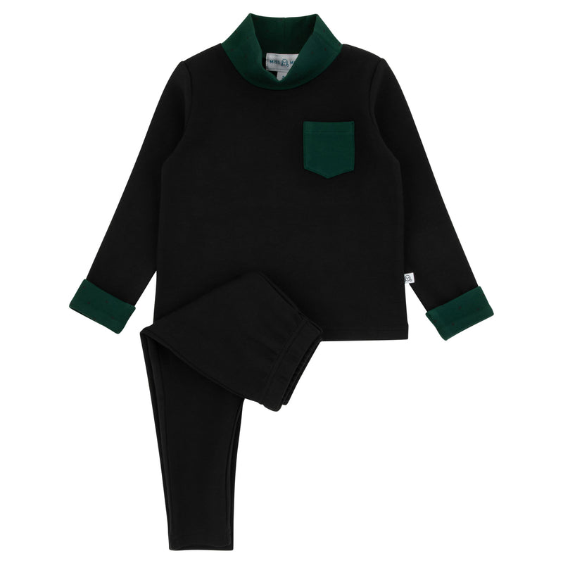 RHINESTONE BOW SHABBOS SET - BOY