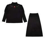 EMBROIDERED SHABBOS TEEN SET