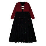 EMBROIDERED DUO SHABBOS MAXI