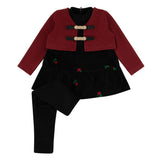 EMBROIDERED DUO SHABBOS SET - GIRL