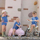 COLOR-EDGE TODDLER T-SHIRT - CHAMBRAY