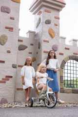 COLOR-EDGE TODDLER GIRLS 2 PIECE SET - WHITE