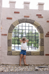 COLOR-EDGE TODDLER T-SHIRT & PANTS SET - WHITE