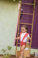 BIKES & BOWS T-SHIRT & ROMPER SET - GIRL