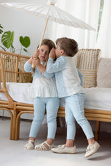 POINTELLE KNIT SHABBOS SET - BOY