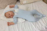 POINTELLE KNIT SHABBOS ROMPER - BOY