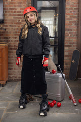 BLACK DENIM JACKET - TEEN