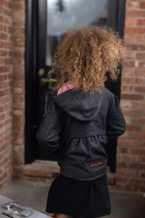 BLACK DENIM JACKET - GIRL