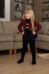 EMBROIDERED DUO SHABBOS SET - GIRL