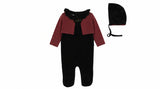 EMBROIDERED DUO SHABBOS ROMPER - GIRL + BONNET