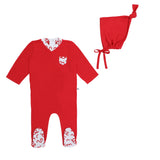 DOODLE ROMPER GIRLS - RED