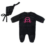 SHERPA LOGO FACE ROMPER - PINK