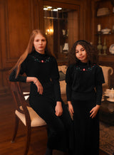 EMBROIDERED SHABBOS TEEN SET
