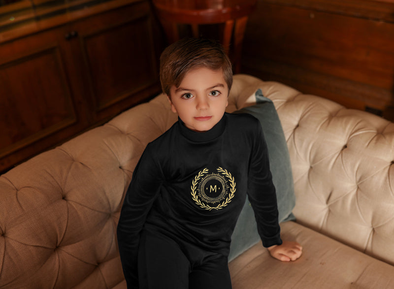 EMBROIDERED SHABBOS SET - BOY