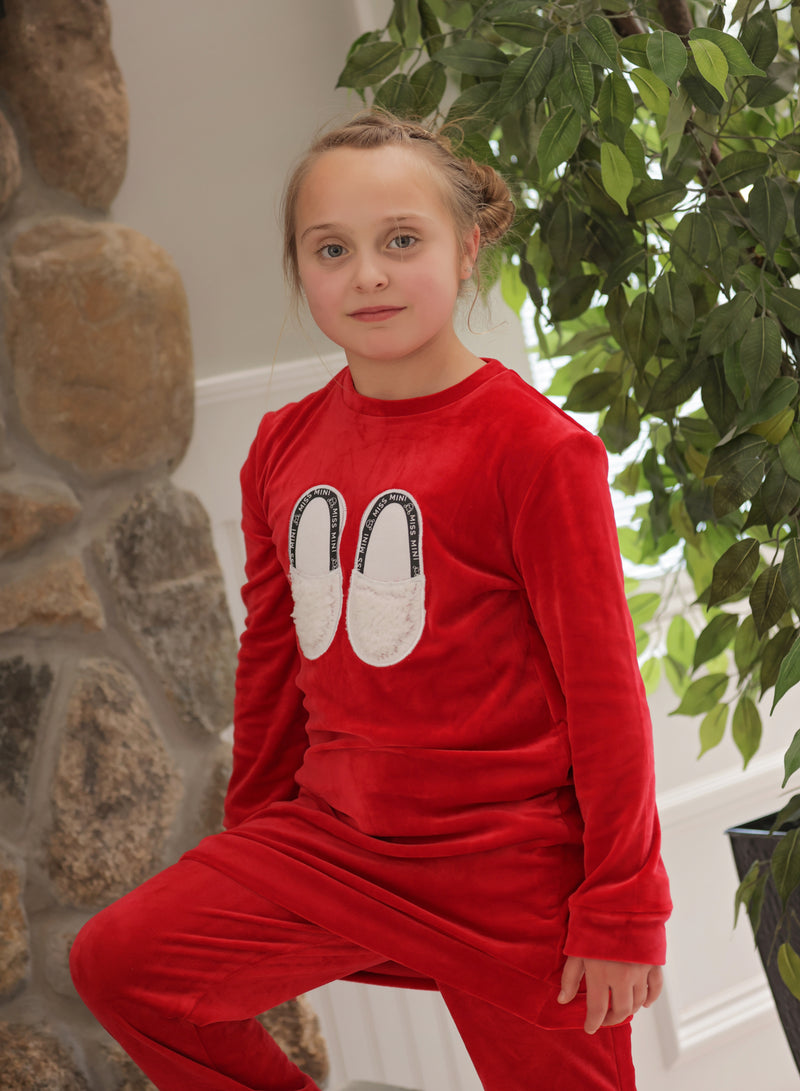 SLIPPER NIGHTSHIRT - RED