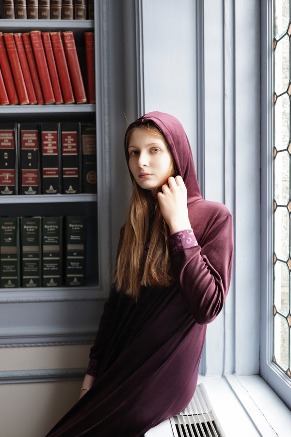SHERPA HOODIE NIGHTGOWN