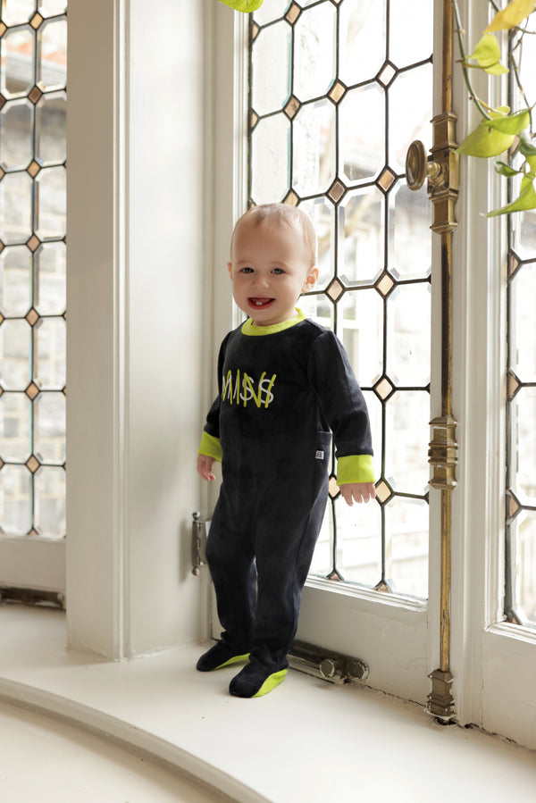 BRANDED SCRIBBLE ROMPER - BOYS