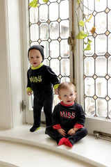 BRANDED SCRIBBLE ROMPER - GIRLS
