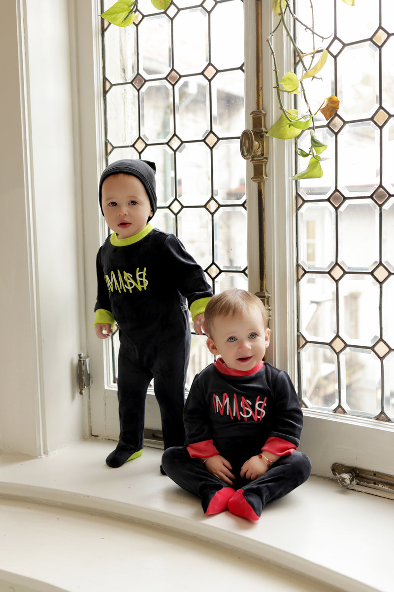 BRANDED SCRIBBLE ROMPER - GIRLS