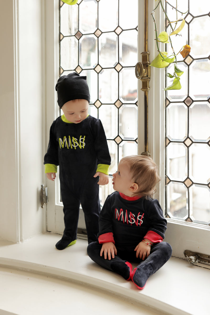 BRANDED SCRIBBLE ROMPER - BOYS