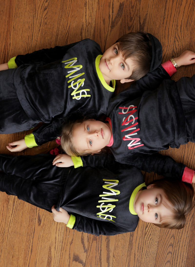 BRANDED SCRIBBLE PAJAMA - BOYS