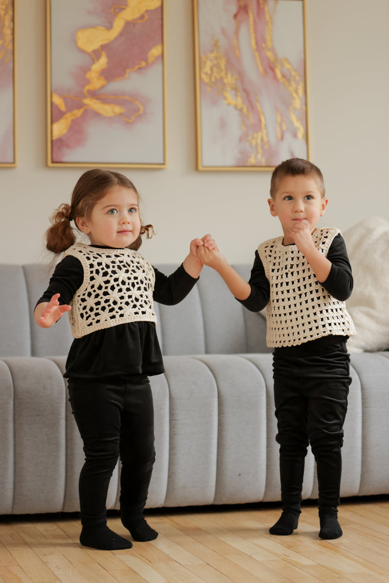 CROCHET SHABBOS SET - GIRLS