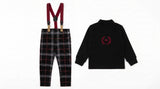 EMBROIDERED DUO SHABBOS SET - BOY