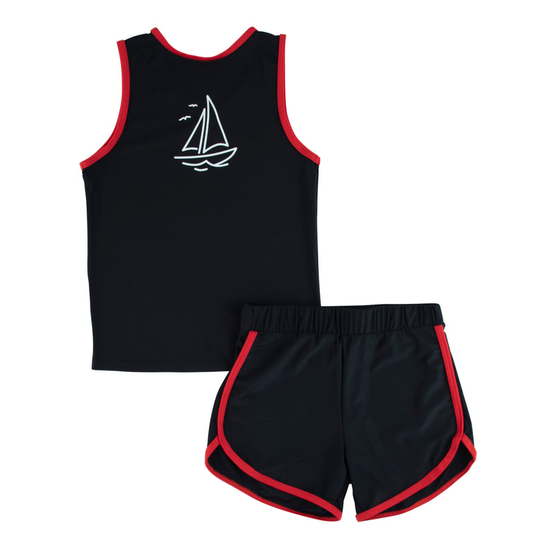 Red Heart Tank and Trunk Set